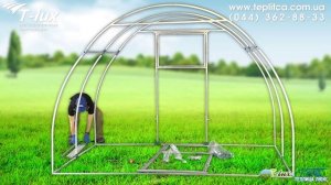 Сборка теплицы Люкс