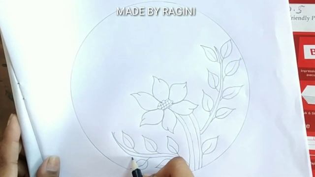 Flower design in circle || best pencil drawing for kids || art ! Drawing! Prajjwal kesarwani смотреть онлайн