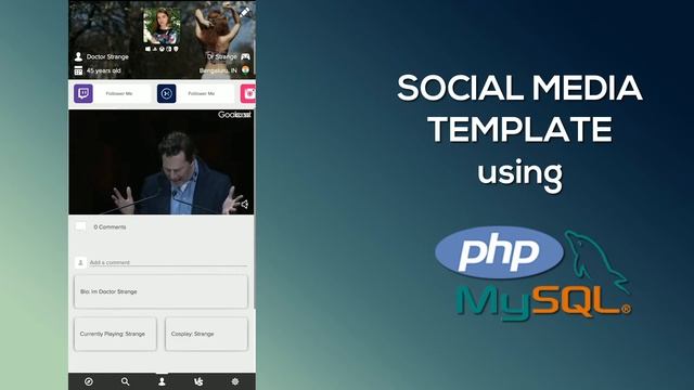SOCIAL MEDIA TEMPLATE: PHP & MYSQL [UNITY 3D] смотреть онлайн