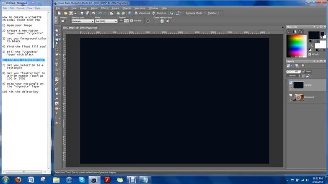 Paint Shop Pro Tutorial - Vignettes смотреть онлайн