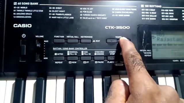 Rajasthani Rhythm On Casio Ctk 3500