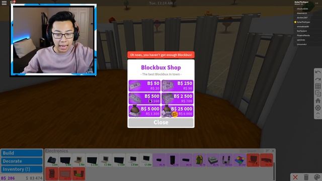 MAKING MY REAL LIFE BEDROOM INSIDE BLOXBURG!! (Roblox) смотреть онлайн