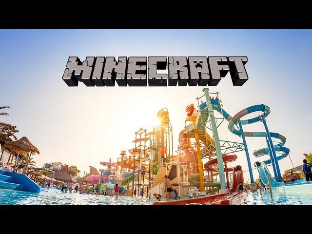 Как построить аквапарк в Майнкрафт?