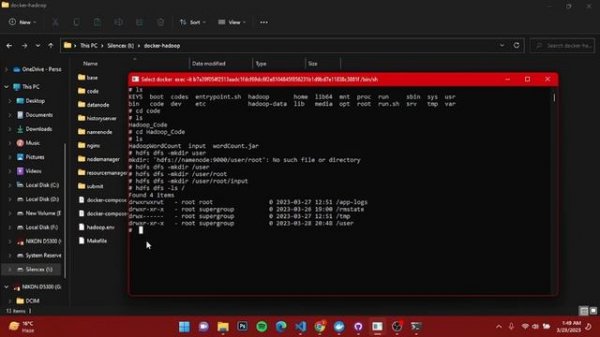 Hadoop installation on Docker