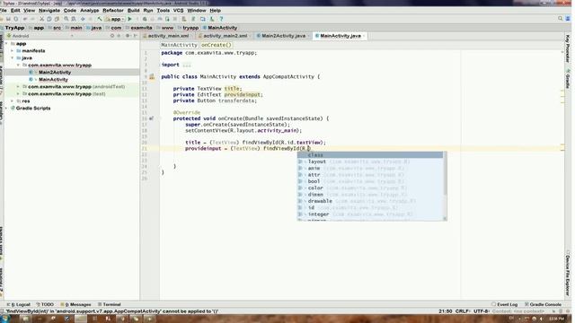 Android Tutorial in hindi : how to transfer data from activity to another activity смотреть онлайн