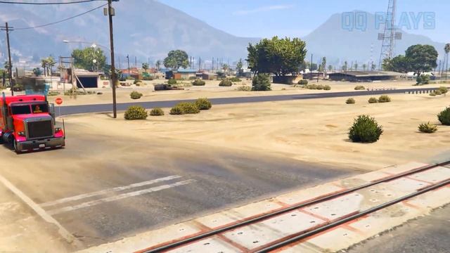 Race Truck vs Fire Truck vs Police Van vs Long Truck - GTA 5 смотреть онлайн