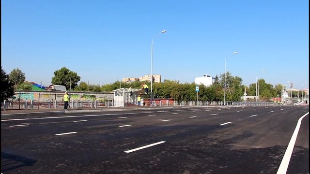 развязка на ул. Запольной Тюмень/vsemetri.com смотреть онлайн