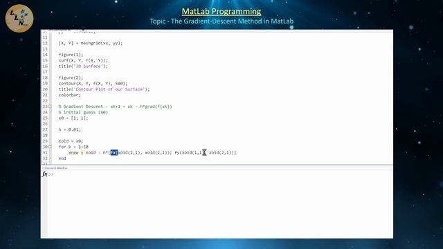(MP08) Gradient Descent Method in MatLab смотреть онлайн