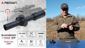RedWin Blackbeast 1-10x24 SFP - оптический прицел - «загонник» / Обзор и первые стрельбы.