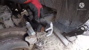 замена задних тормозных колодок и заднего тормозного диска Шкода А5 Skoda A5