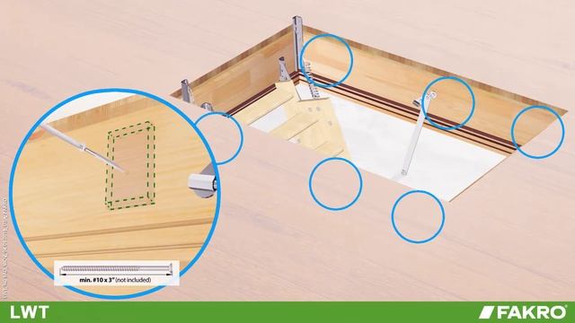 FAKRO attic ladders - LWT USA super thermo attic ladder смотреть онлайн