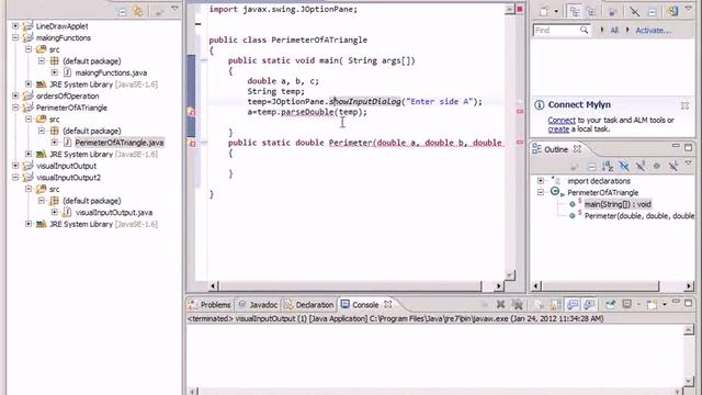 Java Tutorial - Function Calls смотреть онлайн