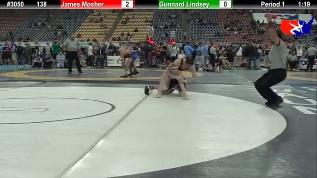 FSN 138: James Mosher (Edwardsville WC) vs. Gunnard Lindsey (Henley Mat Club-USA Henley) смотреть онлайн