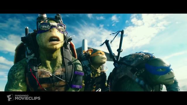 Teenage Mutant Ninja Turtles 2 (2016) - Turtles Can Fly Scene (7/10) | Movieclips смотреть онлайн
