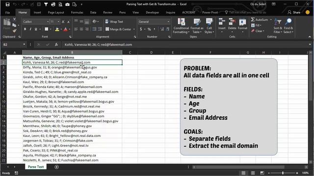 Excel Power Query Tutorial: Introduction, Parsing Text & Inner Join (Part 1) смотреть онлайн