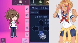 Yandere simulator в Gacha club!♡ /делаю персонажей YANDERE SIMULATOR в гаче/