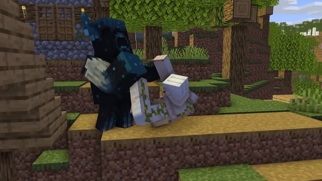 Warden vs Village - Minecraft Animation смотреть онлайн