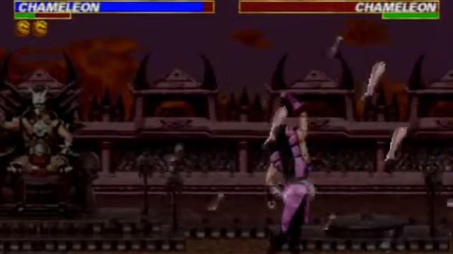 Mortal Kombat Trilogy - Playstation & PC - Chameleon - Rain - Brutality смотреть онлайн