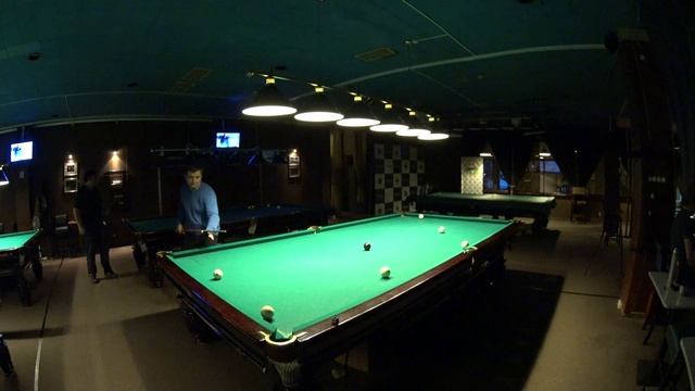 Евгений против Бориса в партии по свободной пирамиде, русский бильярд. 24 декабря 2016 смотреть онлайн