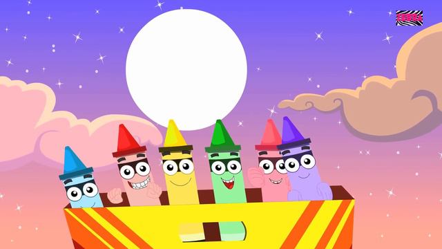 Crayons Color Song | Learn Colors For Babies And Kids | Colors For Children And Toddlers