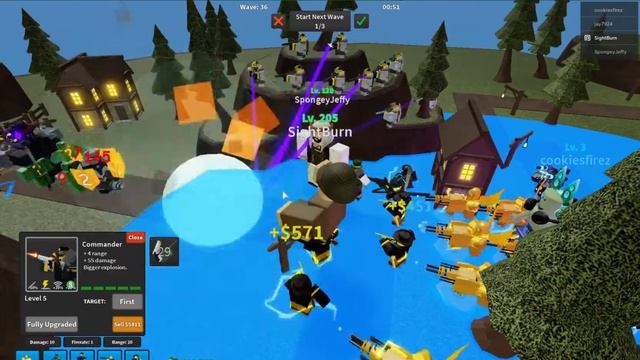 Tower Defense Simulator Roblox with a moderator using War Machine! смотреть онлайн