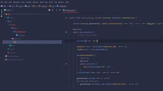 Bukkit/Spigot coding - Animated chest gui. смотреть онлайн