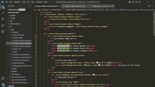#47 Custom Attribute Directive | Creating & Using Custom Directive | A Complete Angular Course смотреть онлайн