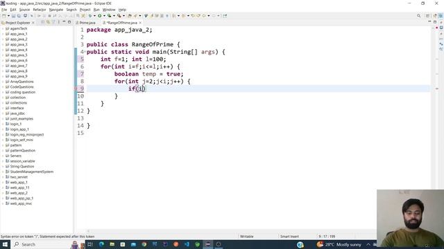 Print All Prime number in Range|| Java Interview Questions-8||#java #playwithjava#javacoding смотреть онлайн