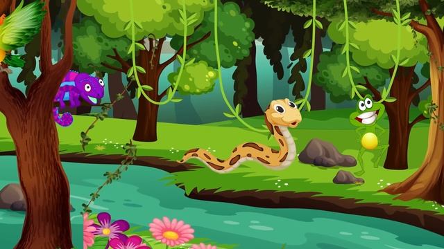 Animales de la selva - canciones infantiles смотреть онлайн