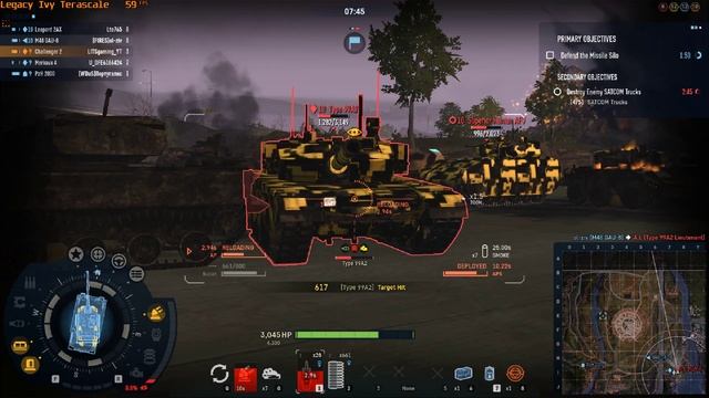 Armored Warfare gameplay Challenger 2 Ghost Hunter ( Hardcore ) смотреть онлайн