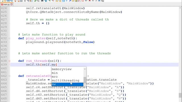 Basic Piano GUI in PyQt5: Part 4 смотреть онлайн