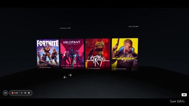 Experience Gaming Page Design on VR @Figma смотреть онлайн