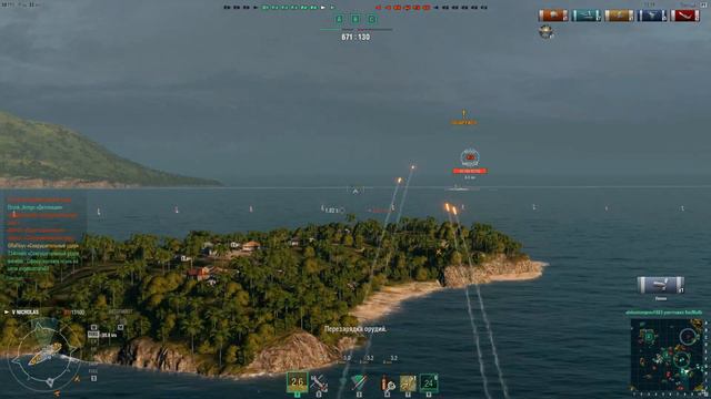 World of Warships Китобой прессингует смотреть онлайн