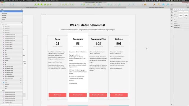 Website Preistabelle Design Tutorial in Sketch – mein Design Prozess смотреть онлайн
