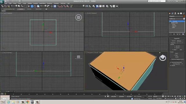 3ds Max Урок 3: Создание комнаты при помощи сплайнов смотреть онлайн