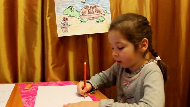 Как нарисовать черепаху смотреть онлайн