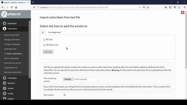 6 PHP list Subscriber Import смотреть онлайн