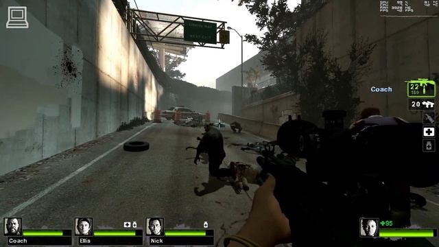 Left 4 Dead 2 Gameplay GeForce 8600 GT (256MB VRAM) смотреть онлайн