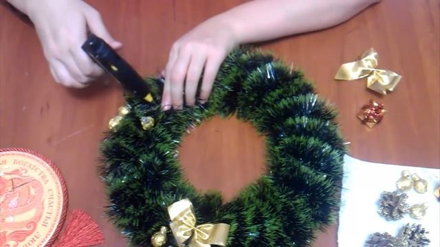 Рождественский венок своими руками. Handmade Christmas Wreath.