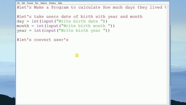 How many days you spent on Earth | Python Program | The Code Panda | Python Daily Program | DateTim смотреть онлайн
