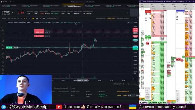 МУЖСКИЕ СТРИЖКИ НА БИРЖЕ БИНАНС | СКАЛЬПИНГ ОНЛАЙН | CryptoMafia смотреть онлайн