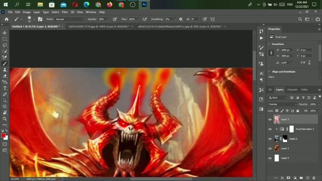 ADOBE PHOTOSHOP TURTURIAL , How To Design COVID 19 With The Monster смотреть онлайн