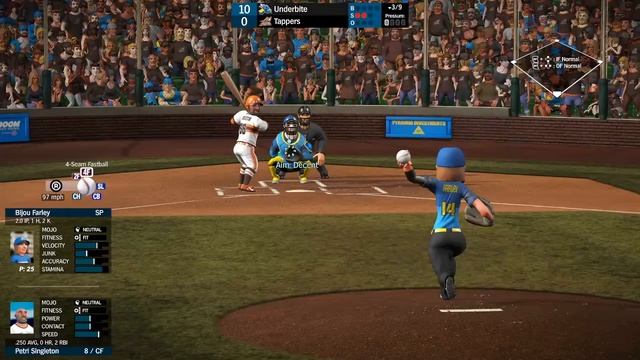 Super Mega Baseball 3 - Release day - PC Franchise custom - Game 2 & 3 - No commentary смотреть онлайн