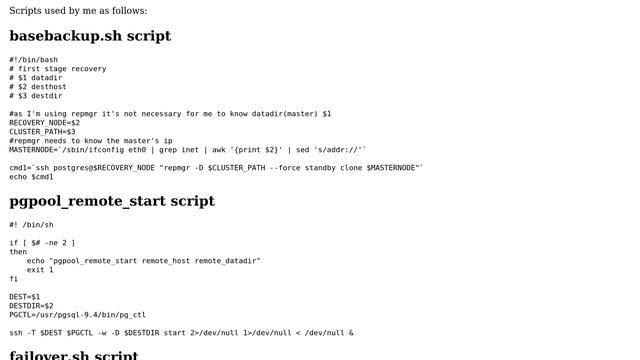 Databases: Automatic recovery of the failed postgresql master node is not working with pgpool II смотреть онлайн