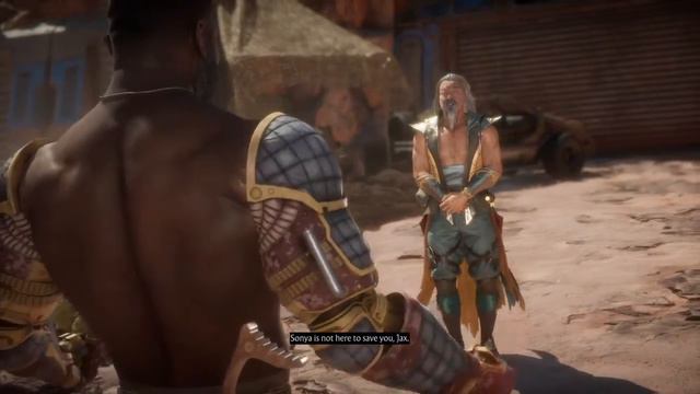 Mortal Kombat 11 - Jax VS Shang Tsung intro dialogue смотреть онлайн