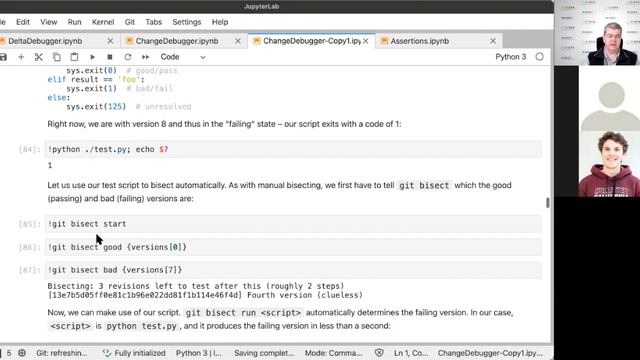 The Debugging Book - Isolating Failure-Inducing Changes смотреть онлайн