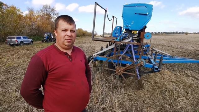 23.10.2020. В гостях у начинающего No-till фермера. Сеялка своими руками на посеве гороха. смотреть онлайн