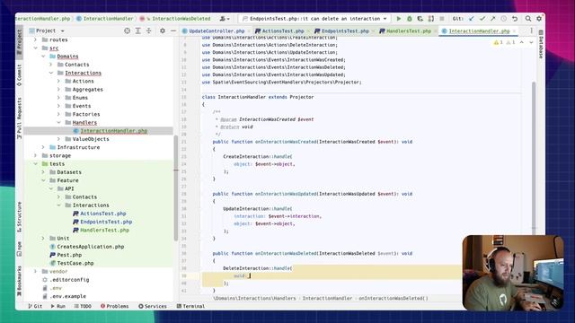 Building a Laravel CRM API - Episode 6, Refactor Logging to use Event Sourcing смотреть онлайн