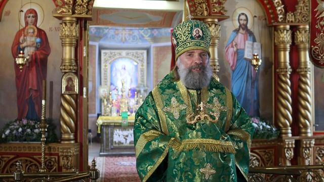 Проповедь епископа Питирима в Николо - Чернеевском монастыре. смотреть онлайн