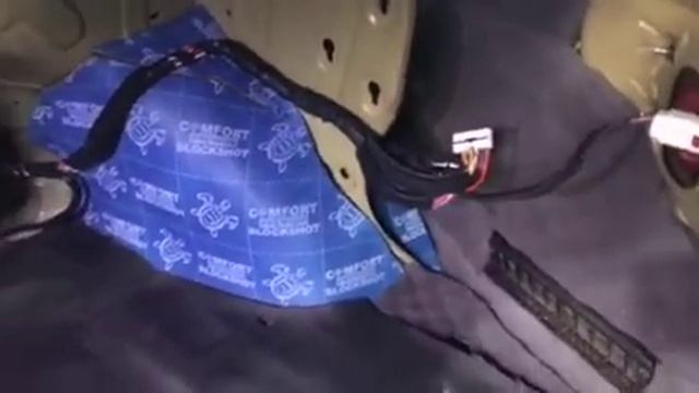 Блокаторы шума Блокшот и К-флекс, шумоизоляционные маты заняли своё место в Киа Оптима смотреть онлайн